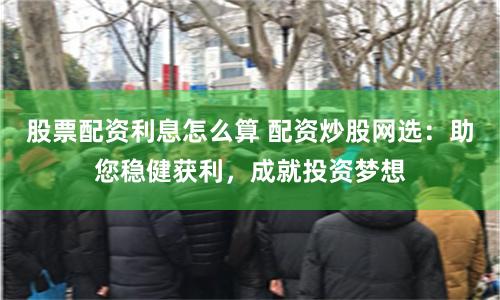 股票配资利息怎么算 配资炒股网选：助您稳健获利，成就投资梦想