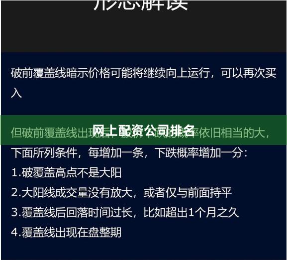 网上配资公司排名